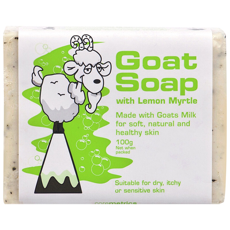 澳洲进口Goat Soap手工山羊奶皂柠檬味香皂100g/块 保湿补水 滋润营养 深层清洁 各种肤质通用