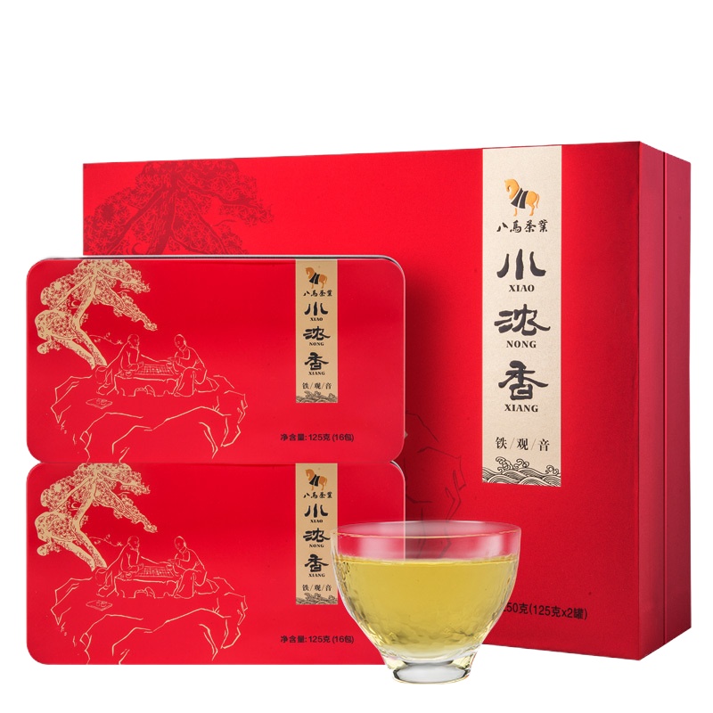 八马茶叶 小浓香1号 乌龙茶叶礼盒装250克