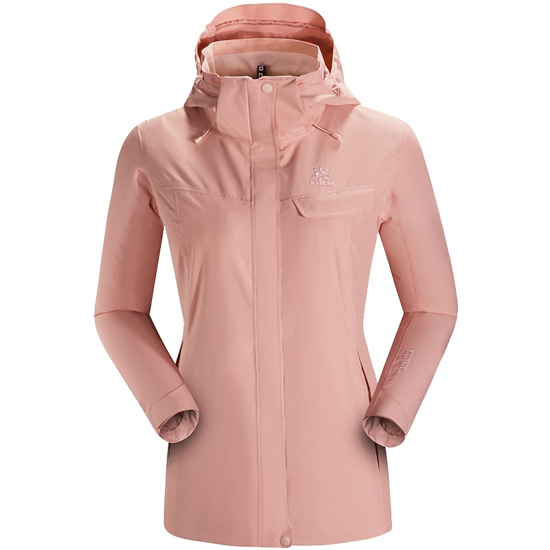 凯乐石女款旅行户外单层冲锋衣休闲防风衣防水工装外套