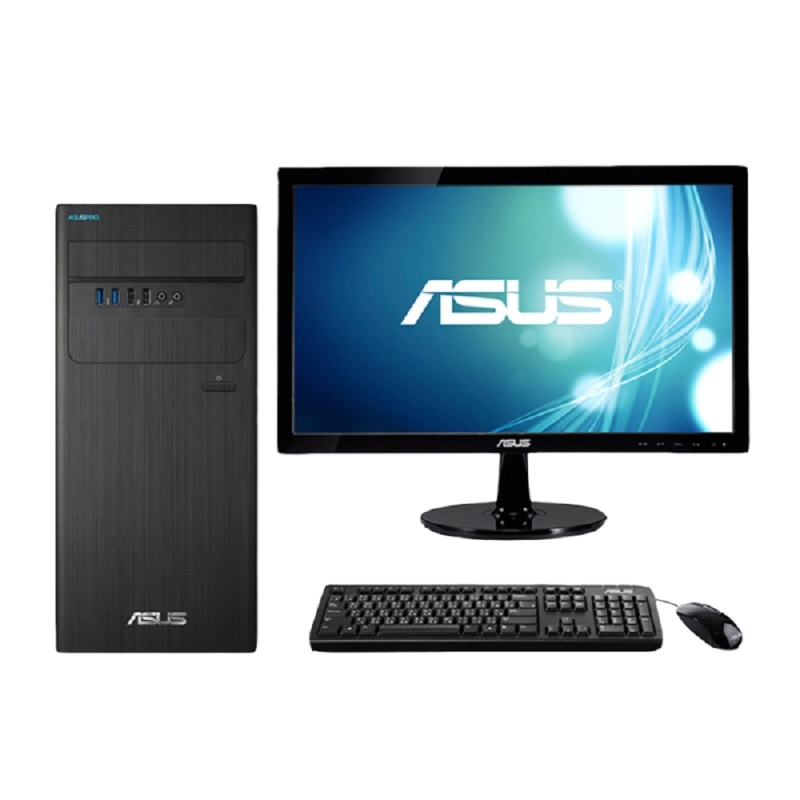 华硕(ASUS)D640MB I5-9400/4G/1TB/集显/DVDRW/21.5英寸显示器