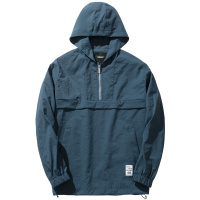 千纸鹤男装连帽套头夹克上衣2019春秋款潮流jacket外套30230