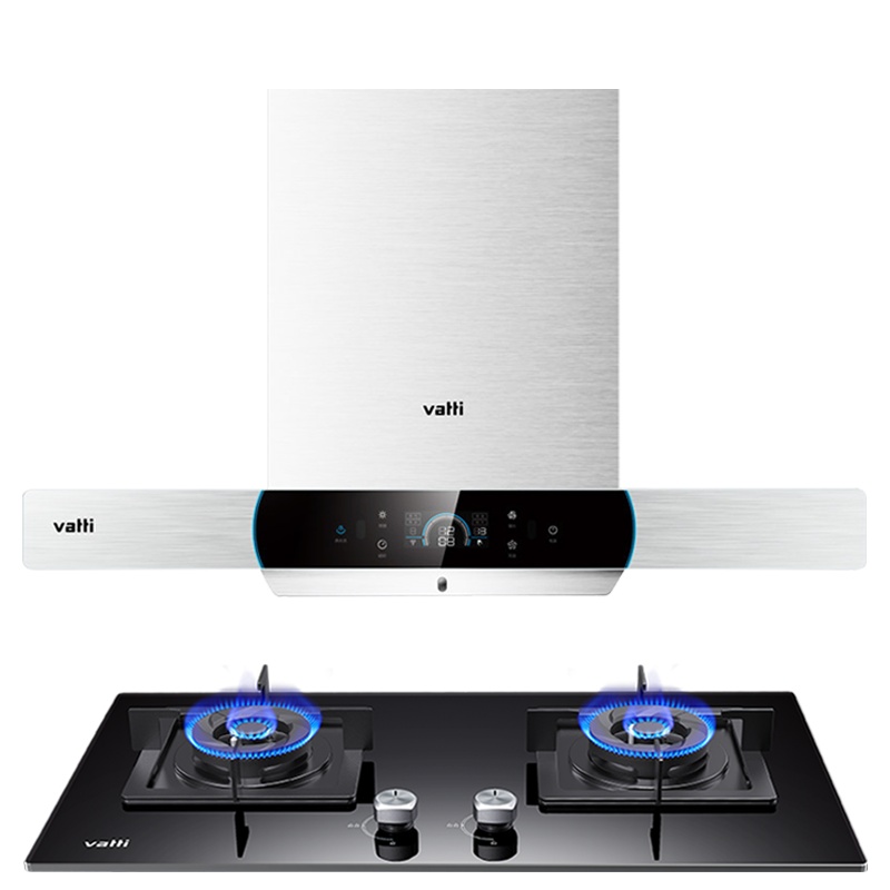 华帝(vatti)i11124+i10055B 烟灶套装21立方欧式烟灶套餐蒸水洗油烟机燃气灶具4.2大火力灶(液化气）