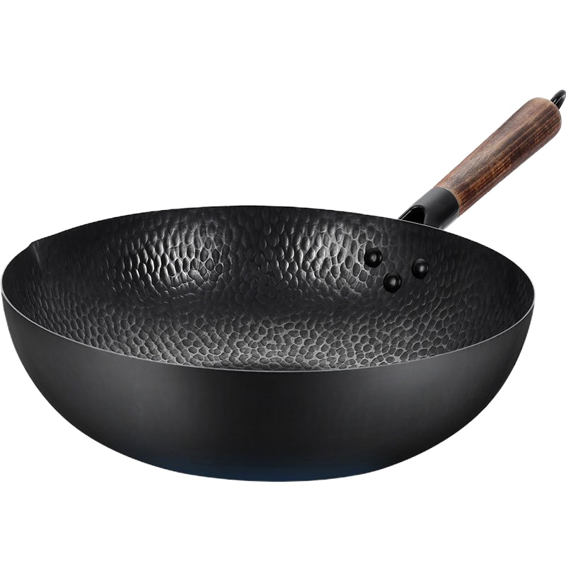 炊大皇(COOKER KING ) 炒锅CG32QC 铁锅32CM 健康无涂层精铁锅家用物理不粘