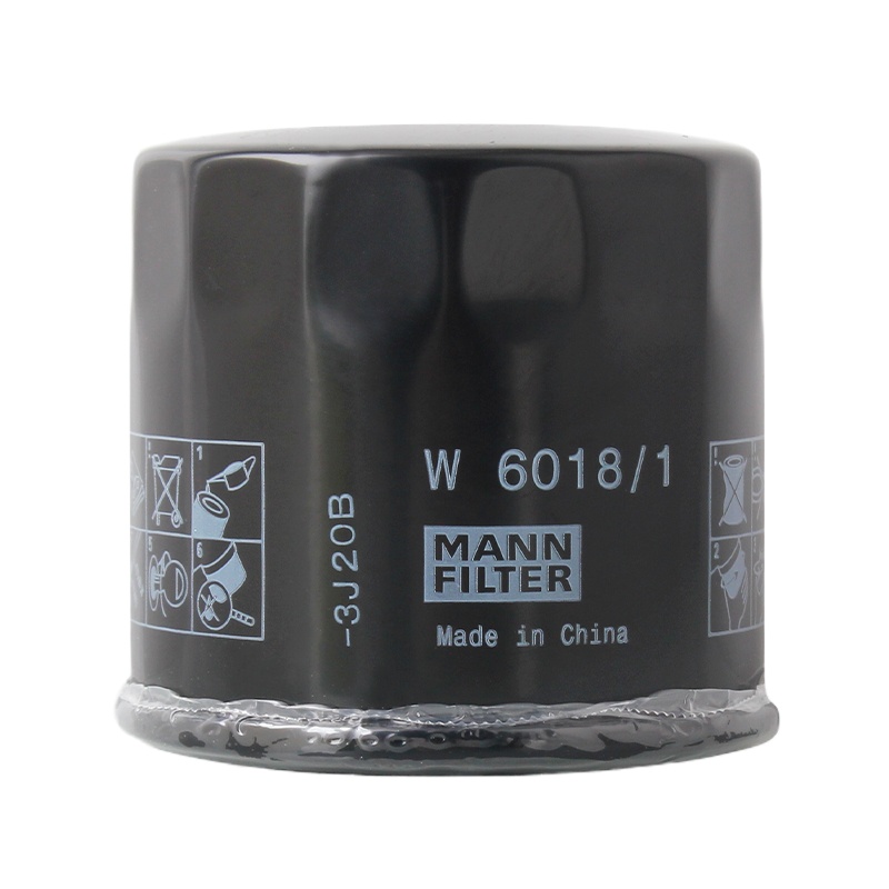 曼牌滤清器W6018/1机油滤清器适用马自达CX-4昂克赛拉阿特兹
