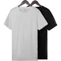 七匹狼【纯棉】1件装简约纯色百搭全棉紧身短袖内衣男士打底t恤