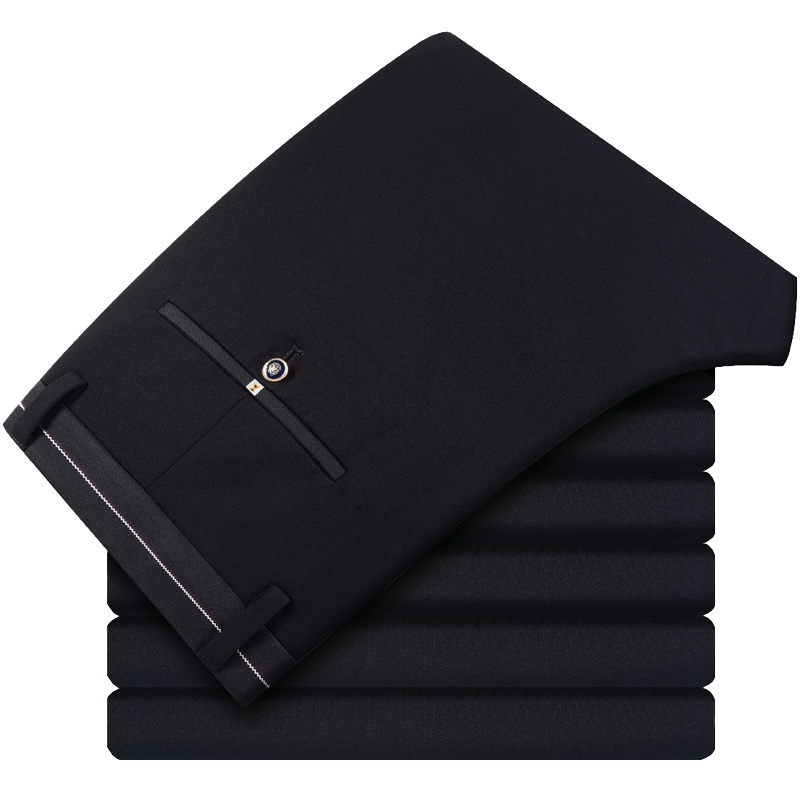 FORTEI富铤 休闲裤男士春夏新款直筒修身商务休闲韩版潮流弹力长裤