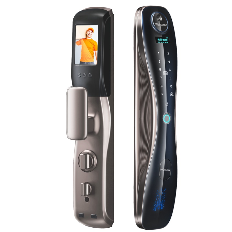 希箭 指纹锁密码锁家用防盗门酒店门锁电子锁全自动刷卡锁 C3猫眼全自动智能锁