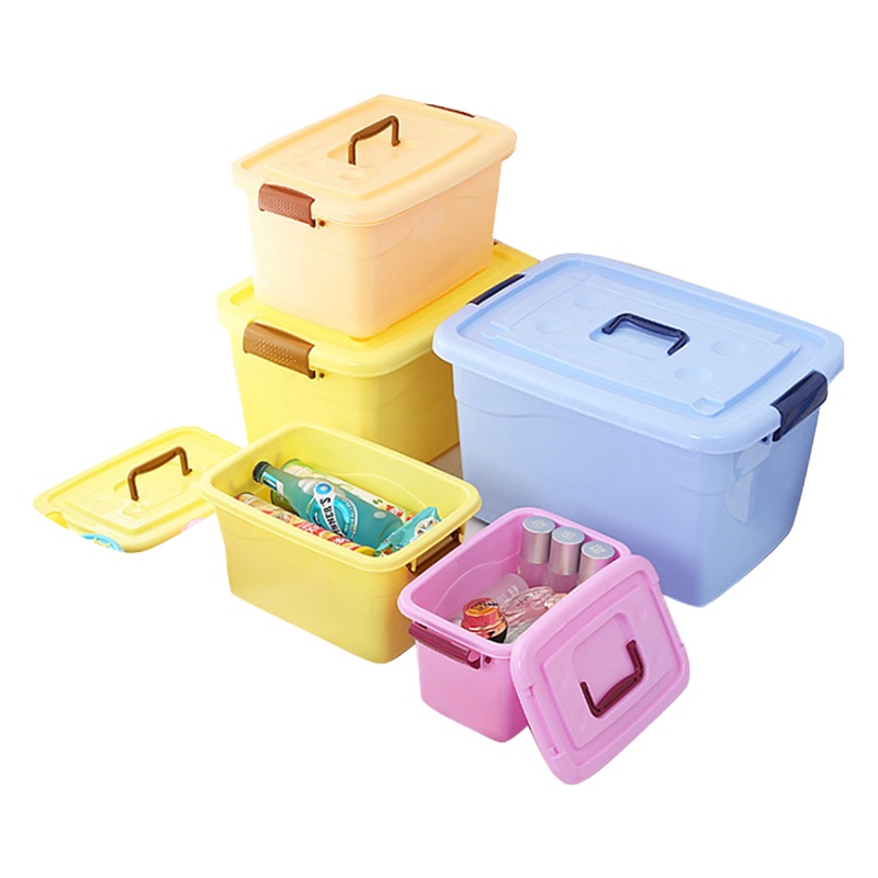 企购优品 纳储物箱 塑料整理箱 580*440*35mm 颜色随机发