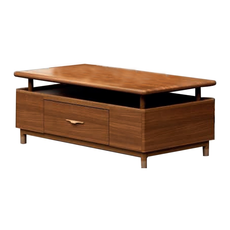 钜晟 办公茶几1.2米新中式长茶几带储物功能办公室茶水台JS-GLAC-1283