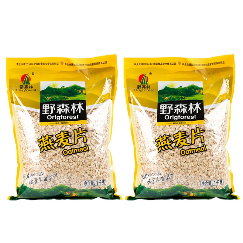野森林 燕麦片1000g*2袋