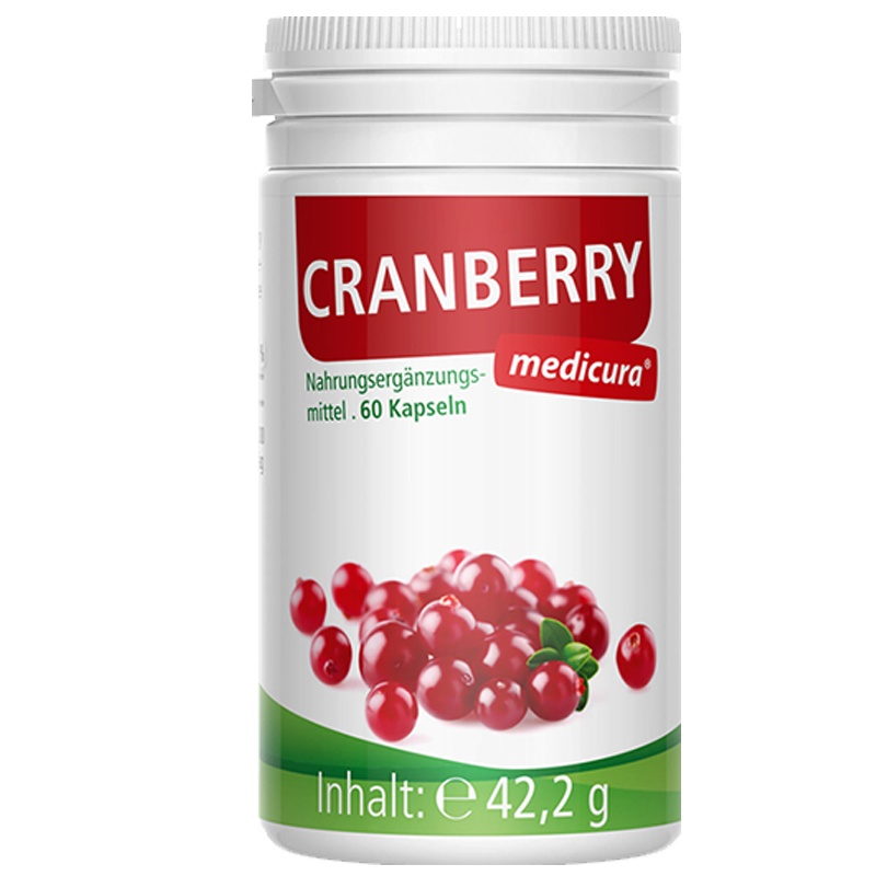 [呵护女性由内而外]Medicura 莫迪卡 每德 高浓度蔓越莓软胶囊 60粒/瓶(效期至2020.9.30)