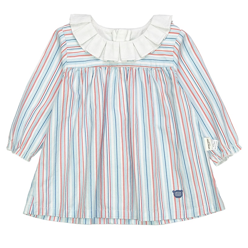 洛克泰迪儿童长袖裙子女童连衣裙秋季新款连身裙洋气