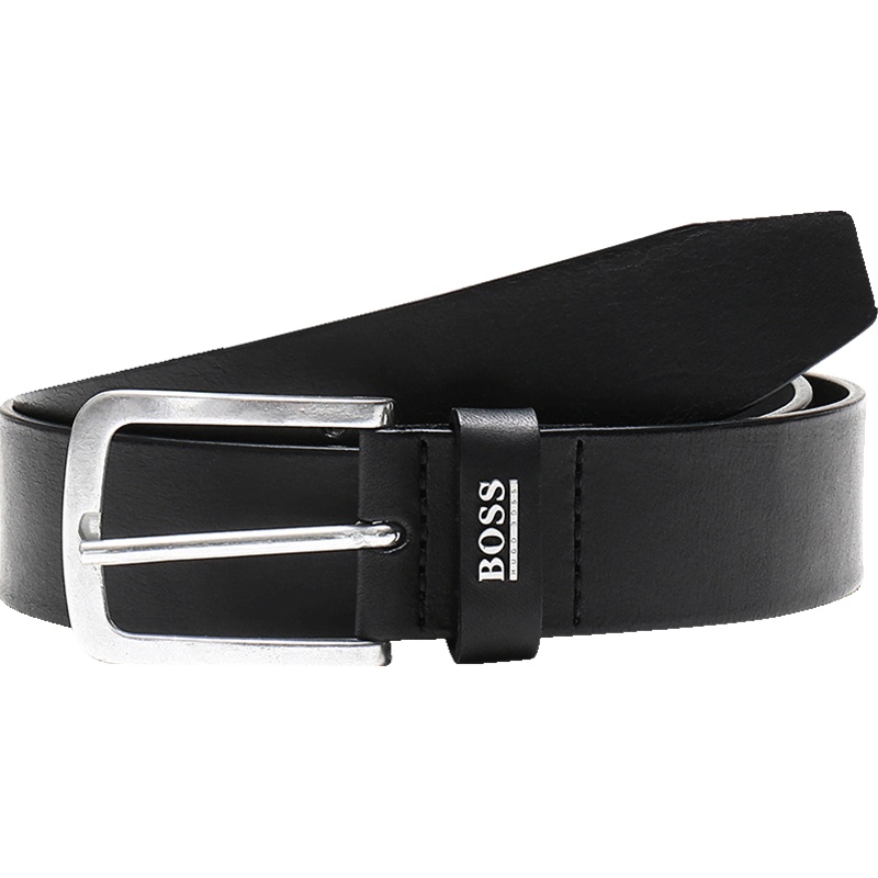 HUGO BOSS 雨果博斯 男士牛皮仿古针扣式腰带皮带 50424636