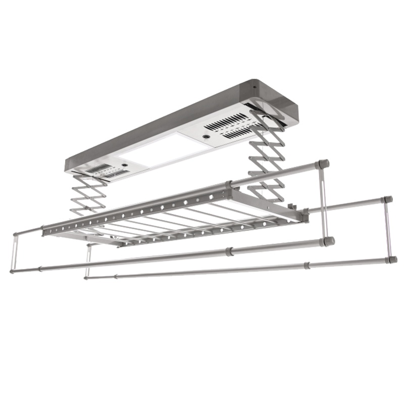 千年舟 Q60-9 电动晾衣架 智能无线遥控升降晾衣架阳台晾衣机(宝马金) 风干烘干晾衣杆 1.2米-2.4米(可伸缩)