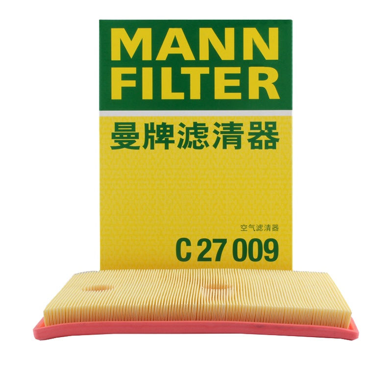 曼牌(MANNFILTER)空气滤清器/空气滤芯C27009(速腾/宝来/凌渡/朗逸/途观/帕萨特/途安L/高尔夫7）