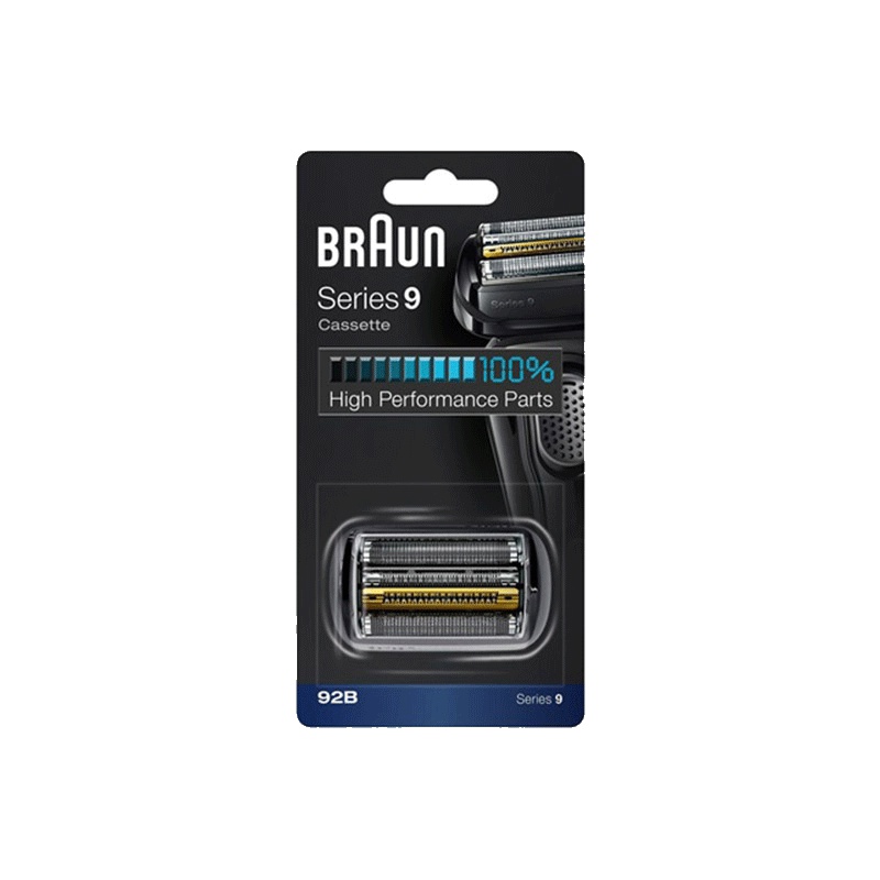 博朗剃须刀头刀网罩适用9系9290 9280 9240S 等型号3层替换SERIES 9 92B黑色刀框