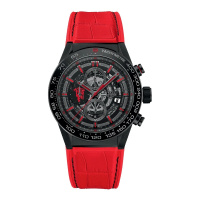 泰格豪雅(TAG Heuer)瑞士手表 卡莱拉系列曼联红魔限量版机械男表CAR2A1J.FC6416