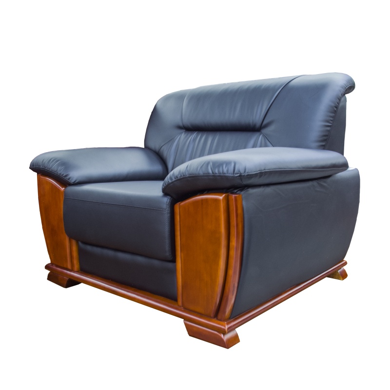 [硕辉]SH-G802单人沙发 实木办公沙发 1100*900*850mm