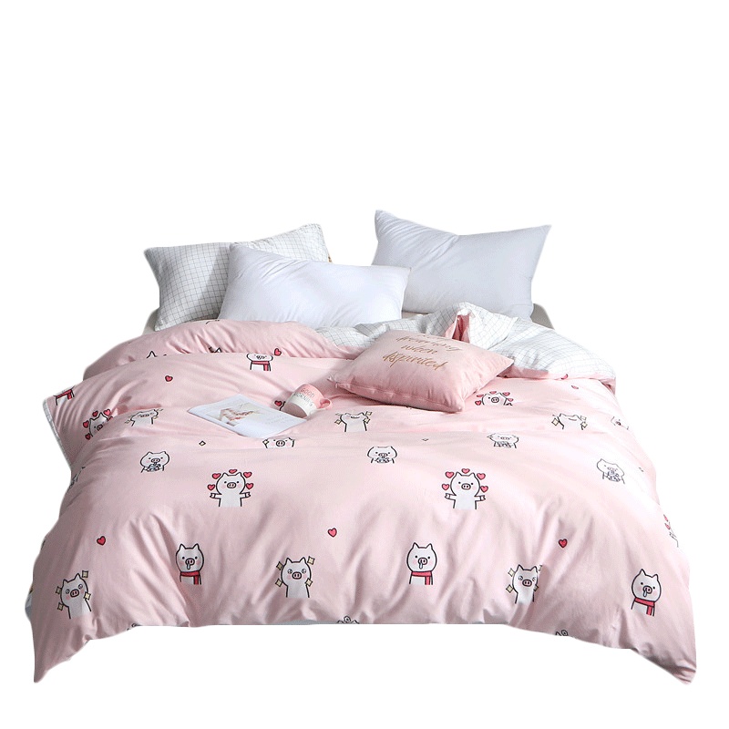 北极绒(Bejirog) 纯棉斜纹单双人200*230被套 全棉男女宿舍上下铺150*200儿童被罩