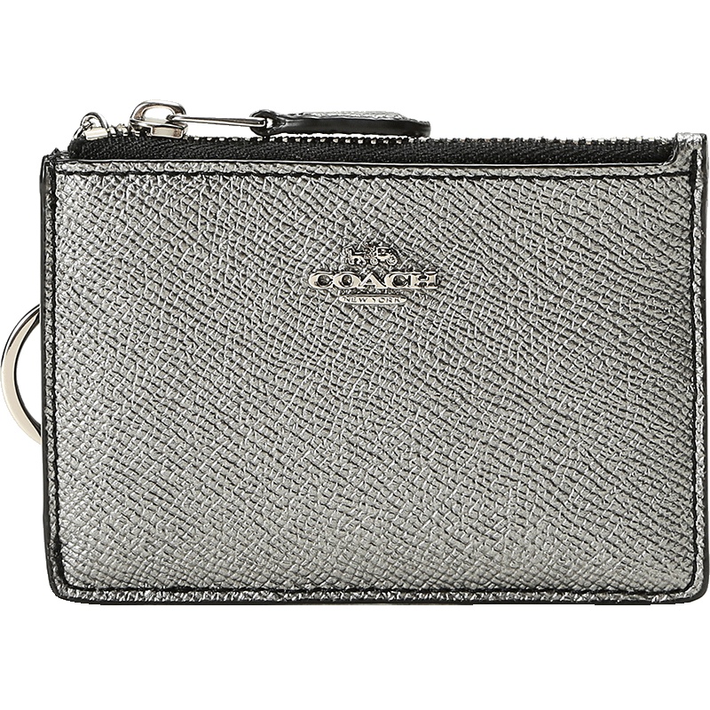 COACH 蔻驰 奢侈品 女士皮革钱包卡包零钱包 37384B