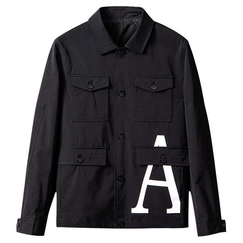 雪中飞工装款夹克男装2019春季新款抖音红人同款男士上衣外套男