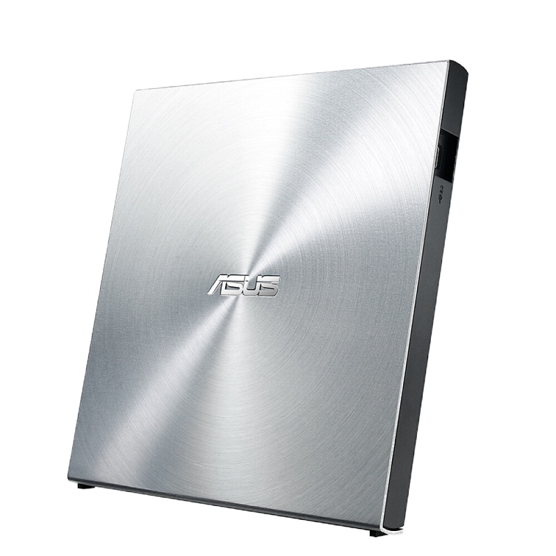 华硕(ASUS) 8倍速 USB2.0 外置DVD刻录机 移动光驱 银色(兼容苹果系统/SDRW-08U5S-U)