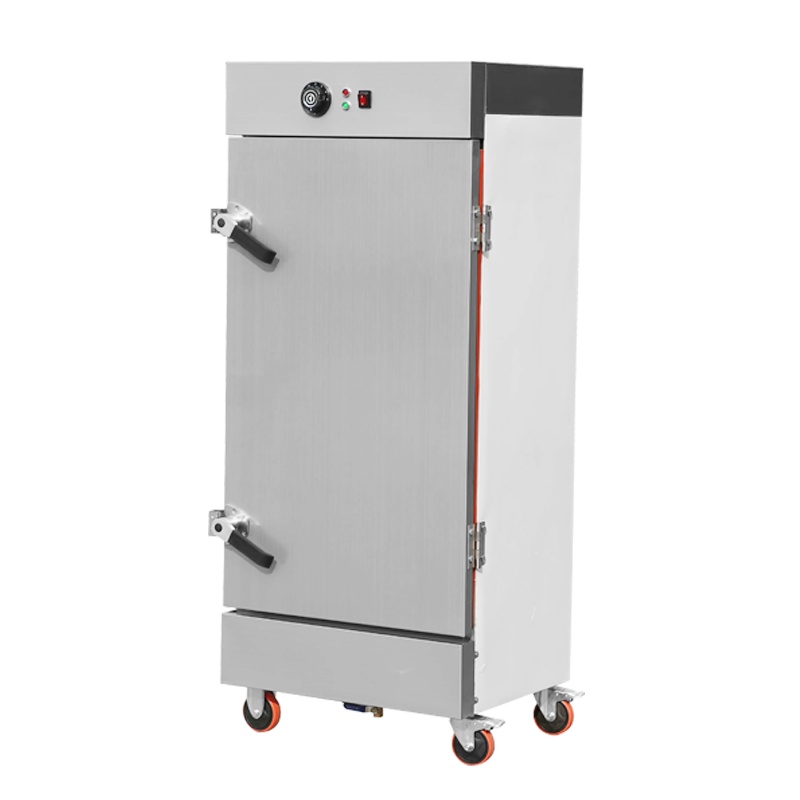 乐创 (lecon)商用蒸饭柜 10盘机械式定时款餐饮设备蒸包馒头电蒸箱 KZ-100J