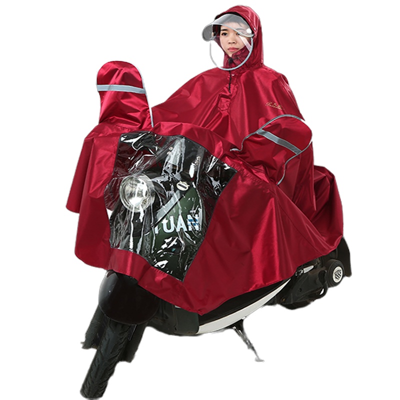 天堂电动电瓶车雨披 男女骑行专用雨披 单人摩托车雨披