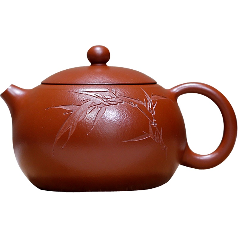 西施壶名家高工周小明全纯手工原矿大红袍紫砂壶收藏高档家用茶具 收藏证书 持壶照 正品保真
