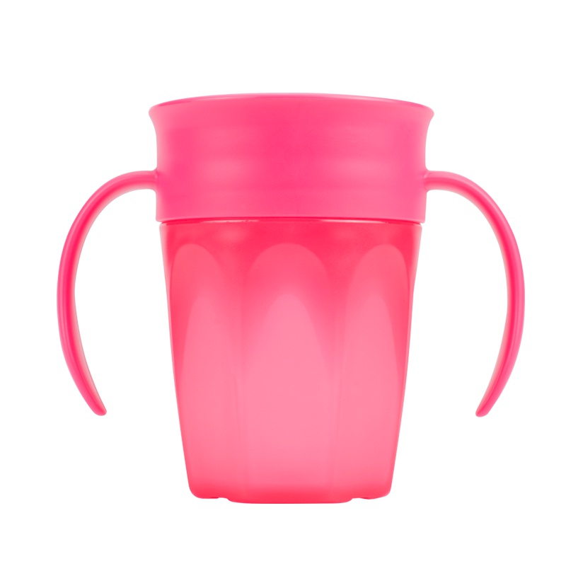 布朗博士(DrBrown’s)360°感压过渡学饮杯7安士/200ml(红色)