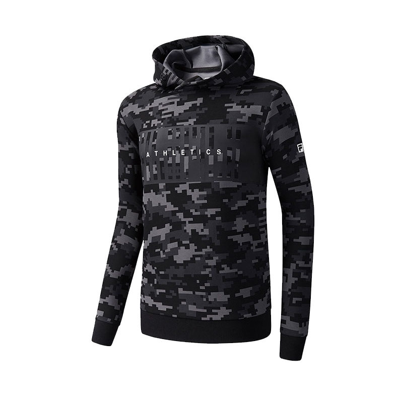 斐乐FILA 男连帽卫衣 A11M031243F