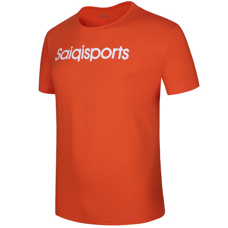 赛琪运动短袖T恤男夏季新款男士时尚圆领半袖T恤透气跑步运动上衣116423