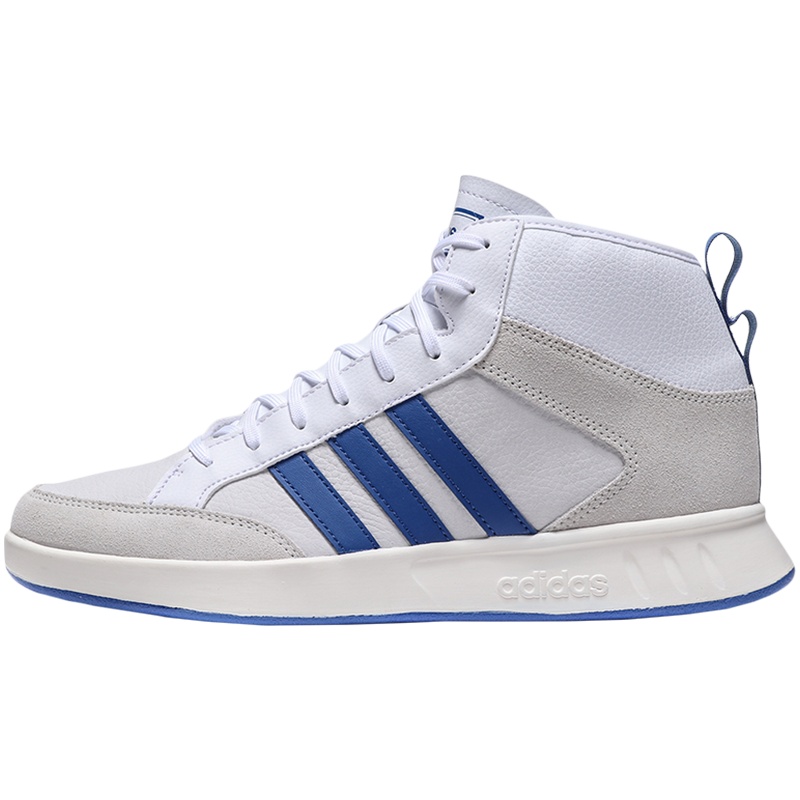 阿迪达斯男鞋板鞋网球文化高帮小白鞋休闲运动鞋EE9681