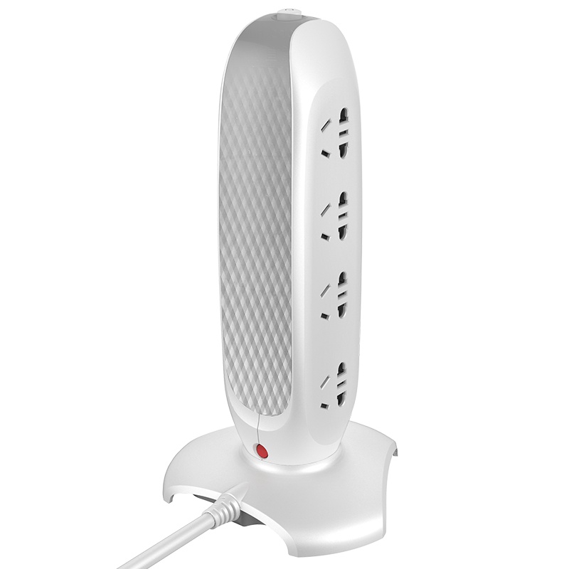 公牛(BULL)GN-V1080 办公系列-立式插座8位总控全长1.8米过载保护插排/插线板/接线板/排插