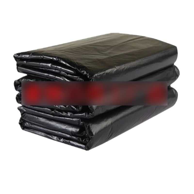 120*140cm加大加厚垃圾袋特大号黑色垃圾袋平口垃圾袋150只装