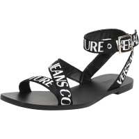 VERSACE JEANS COUTURE 范思哲 女士 织物平底凉鞋 E0VVBS57 85064