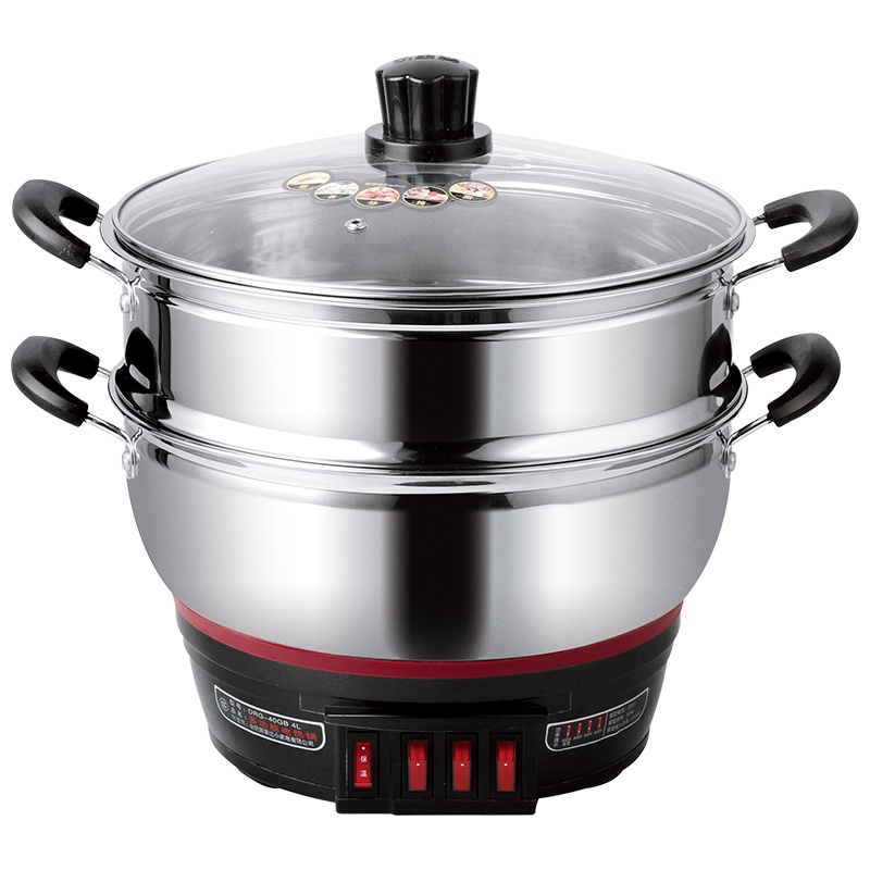 荣事达(Royalstar)电蒸锅电热锅电煮锅电炒锅多用途锅双层大容量DGT-28A