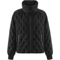 波司登羽绒服官方旗舰店2021新款女士90鹅绒短款立领绣花商务外套