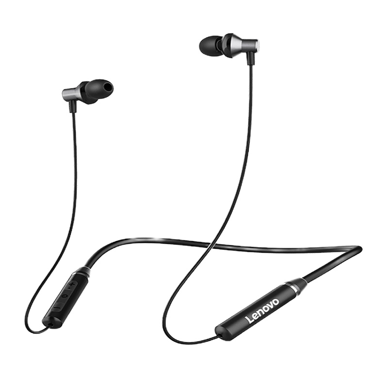 联想无线蓝牙耳机高音质线控耳机双耳运动跑步颈挂脖头戴入耳塞挂耳式单项圈超长待机续航适用苹果x安卓7小米华为oppo通用型