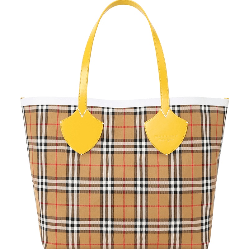 BURBERRY 博柏利女包 托特包 格纹手提包斜挎包 4077387