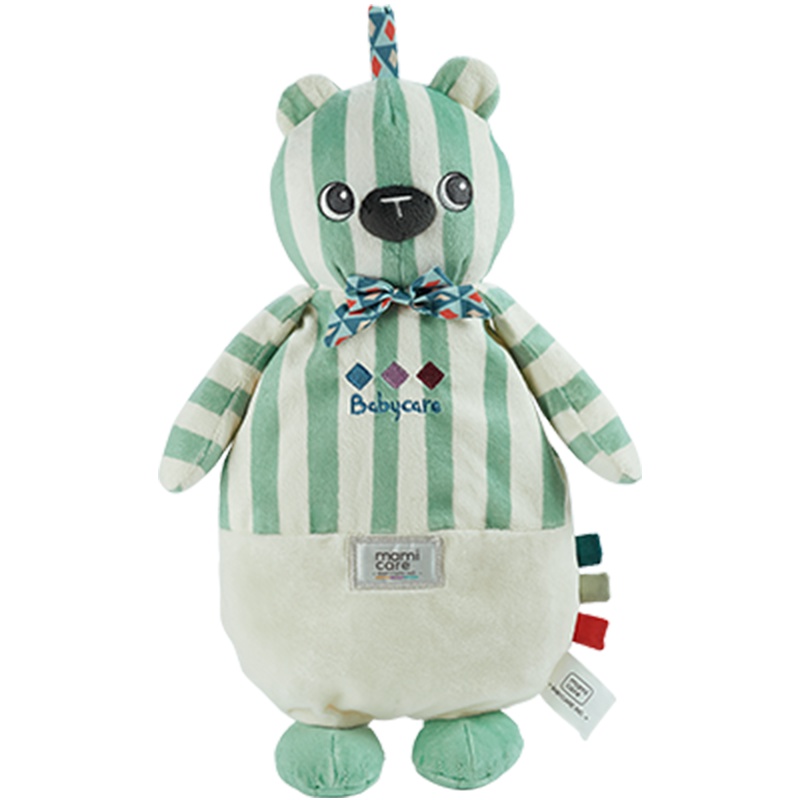 babycare婴儿安抚巾玩具可入口响纸布偶可咬陪宝宝睡眠毛绒玩偶 7015 均码 夏奇拉天鹅