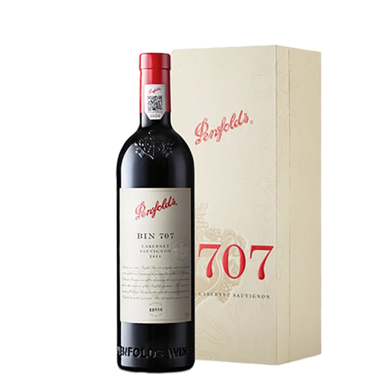 奔富Bin707赤霞珠干红葡萄酒750ml 礼盒装