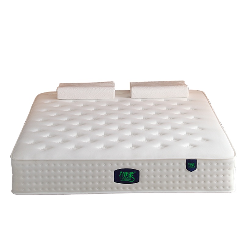 超豪555酒店款成人比利时加厚涡轮透气3D柔软舒适无干扰弹簧乳胶床垫