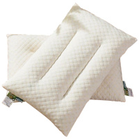 南极人(NanJiren)家纺 针织棉碎乳胶枕头枕芯单只 床上用品碎乳胶护颈枕头单人颈枕一只