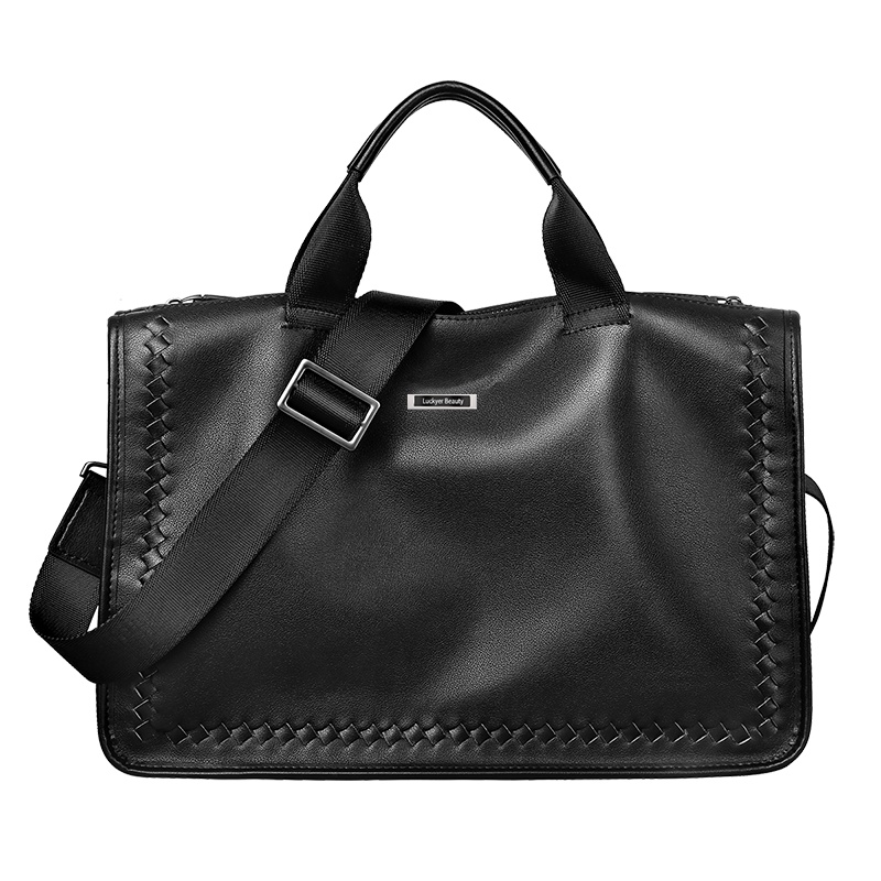 【顺丰配送】男士公文包男商务男士手提包男公文包大容量男包手提包男真皮电脑手提包商务包男手提包TNB190402-1H