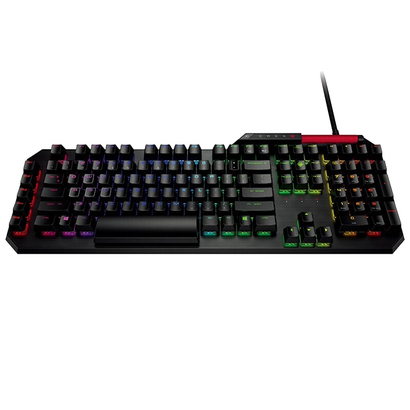 HP惠普omen机械键盘精灵旗舰版2VN99AA电竞游戏RGB机械青轴