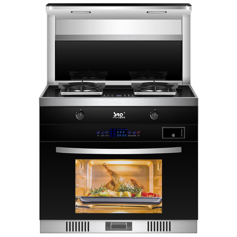 速热奇SRQ-9316集成灶蒸箱一体机侧吸下排抽油烟机红外燃气灶天然气