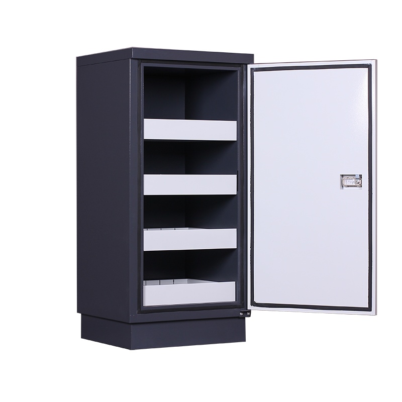 豫亿腾 四抽全钢制防磁柜 磁盘防磁柜 光盘CD信息安全柜 存储柜