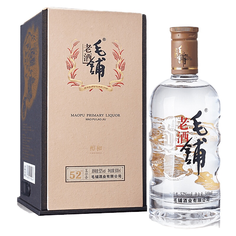 毛铺老酒 复合清香型 6瓶/箱 按箱起订