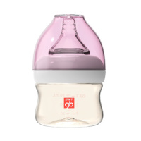 gb好孩子 母乳实感宽口径新生儿PPSU奶瓶90ML (小饿魔系列)